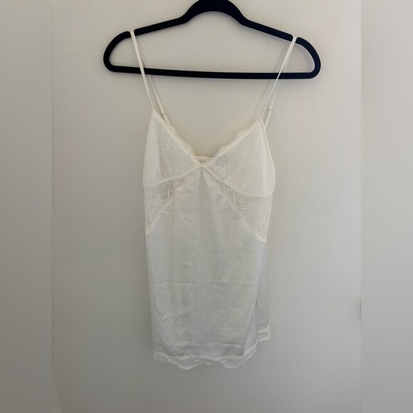 Abercrombie Lace Trim Nightie in White NWT - Picture 2 of 11